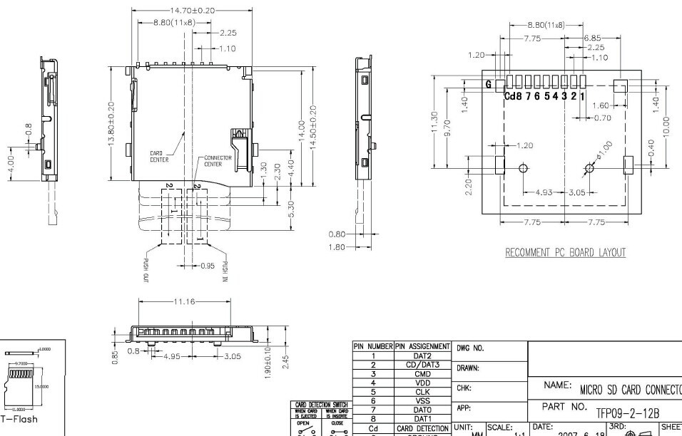MicroSD component/footprint [Help] - Layout - KiCad.info Forums