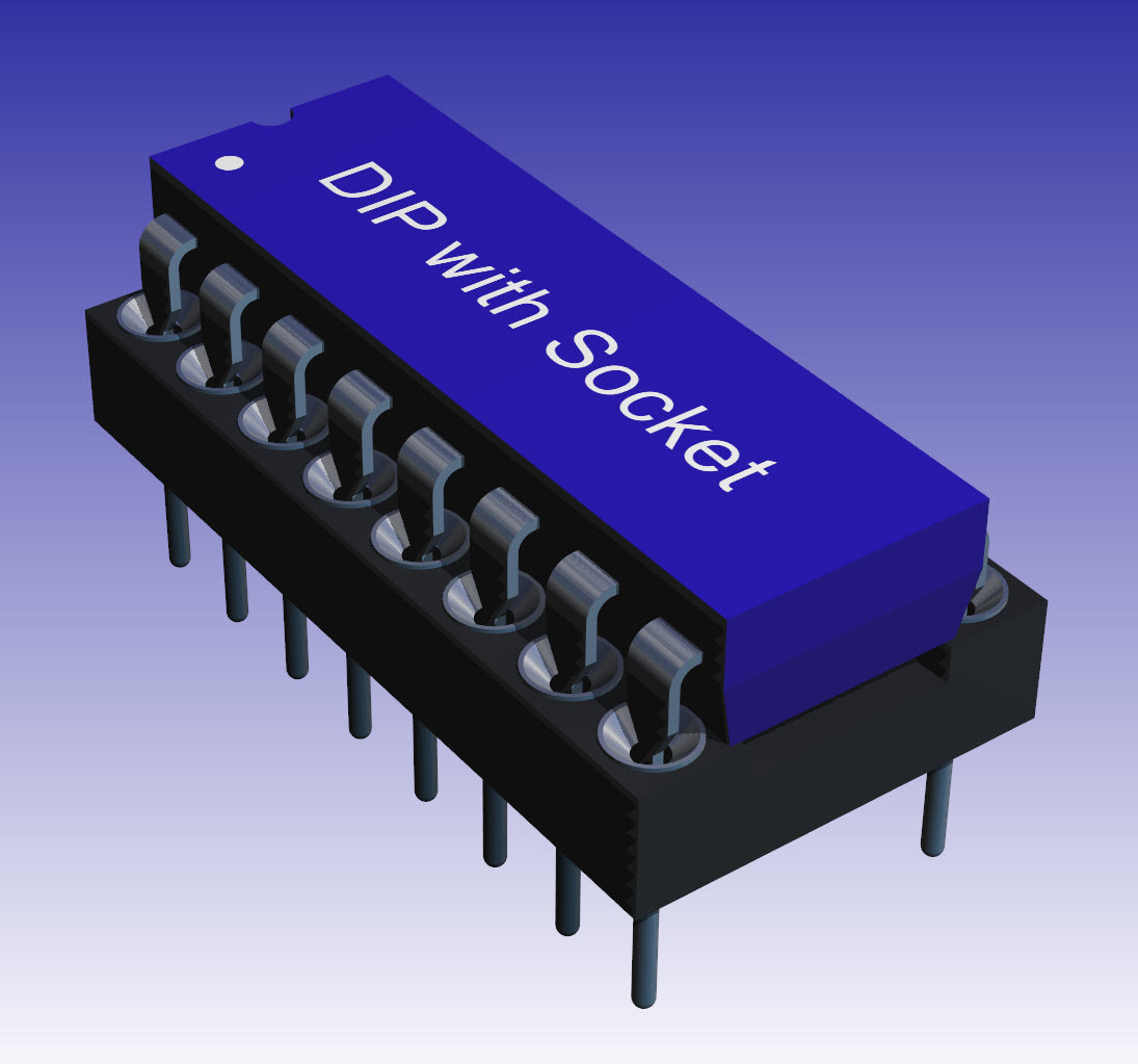 DIP socket footprints (solved) Layout KiCad.info Forums