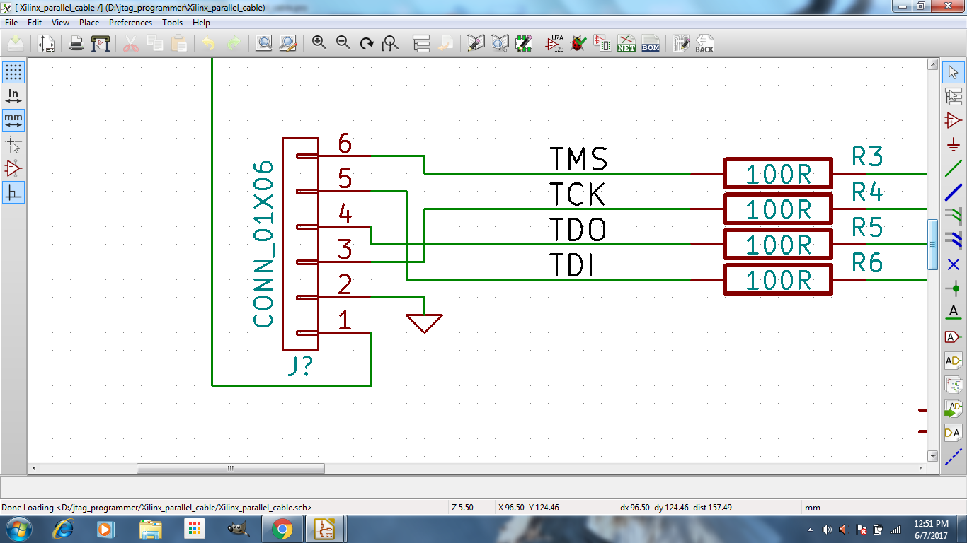 How to add footprint of six pin male SIL connectors + newbie kicad