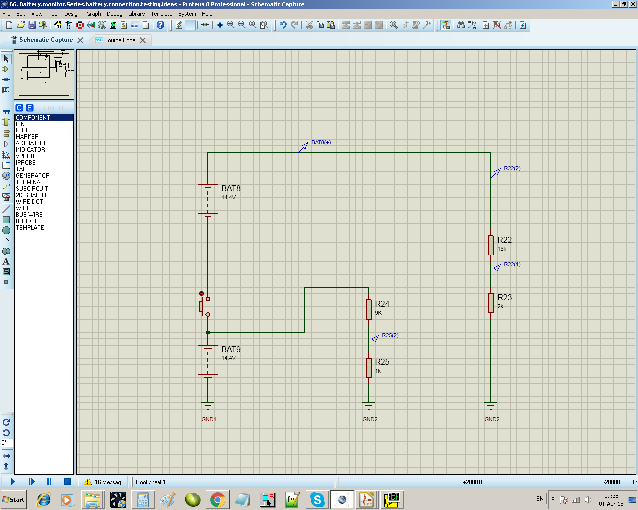 2 grounds for a series battery circuit Projects KiCad.info Forums